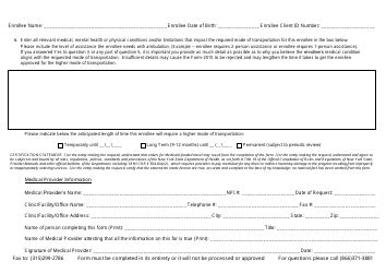 Form 2015 Verification Of Medicaid Transportation Abilities New York