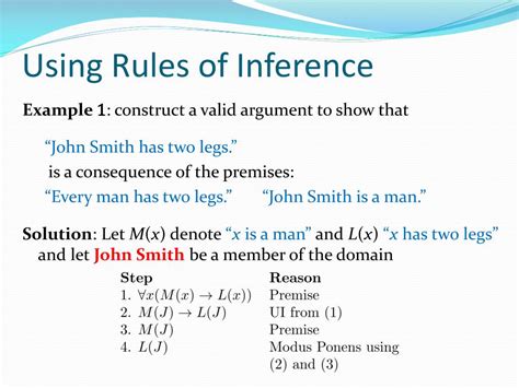 Ppt Discrete Mathematics Rules Of Inference And Proofs Powerpoint Presentation Id 6044417