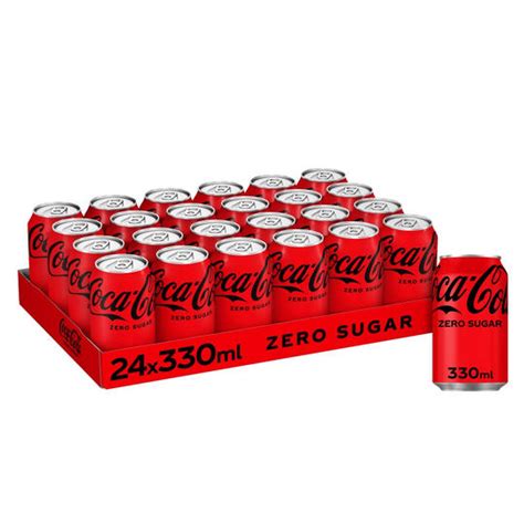 Coca Cola Zero Sugar 330ml 12 24 Packs Iceland Foods