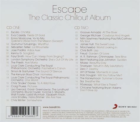 Escape Classic Chillout Album Cd For Sale Online Ebay