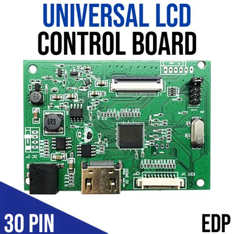 Universal Lcd Control Board With Cable Remote Pin Edp Micro