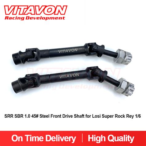 VitavonVITAVON SRR SBR 1 0 45 Steel Front Drive Shaft For Losi Super