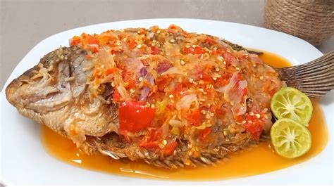 Resep Cobek Ikan Gurame Khas Masakan Sunda Youtube