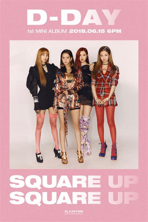 BLACKPINK 1st MINI ALBUM SQUARE UP D DAY POSTER R BlackPink