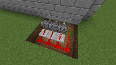 Minecraft Redstone Tutorial Lava Pit Trap