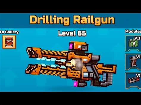 Pixel Gun D Drilling Railgun Gameplay Youtube