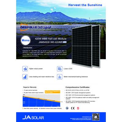 Ja Solar Jam S Gr Mono Half Cell