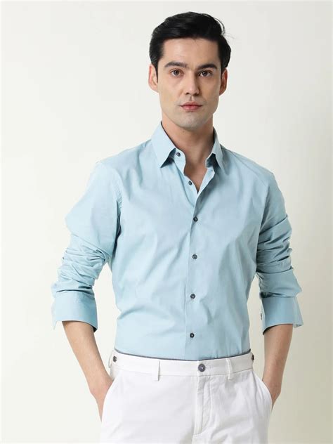 Buy Mischief Monkey Classic Tailored Fit Spread Collar Long Sleeves