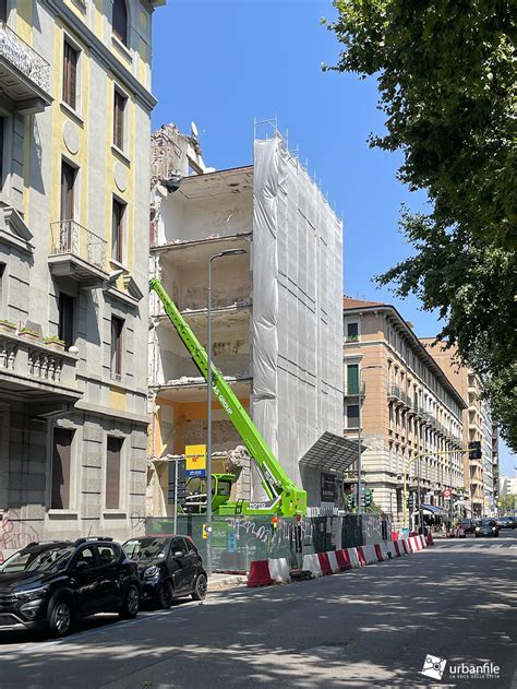 Milano Dergano Demolizione Palazzo Di Viale Jenner 20 Luglio 2024