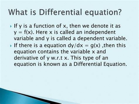 Differential equations | PPT