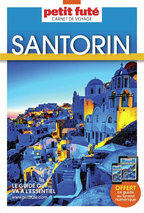 Guide Santorin 2023 Carnet Petit Futé Auzias d labourdette j