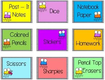 Classroom Organization Labels by Creating in Carolina | TPT