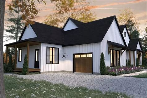 Multi Generational Single Story 2 Bedroom Farmhouse With Open Concept Design Floor Plan