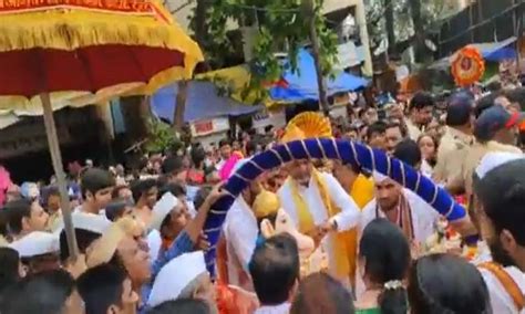 Pune Ganesh Visarjan 2022 पुण्यात गणेश विसर्जन मिरवणुकीला