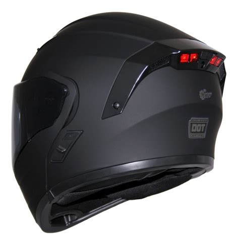 Casco Kov Estelar Abatible Luz Led Con Gafas Certificado Dot Shop Igartua