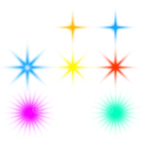 Starlight Effects Png Transparent Blue White Red Starlight Effect