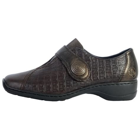 Mocassin Homme Rieker Cristallino Cuir Marron Confort