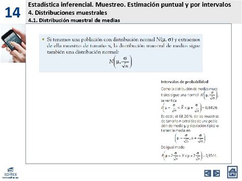 14 Estadstica Inferencial Muestreo Estimacin Puntual Y Por