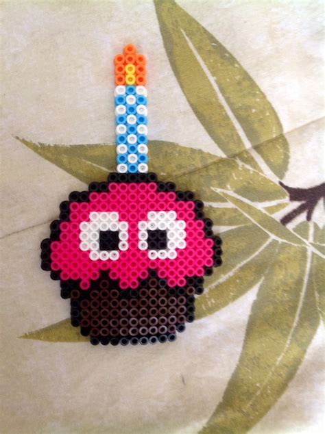 Cupcake De Chica De FNAF De Perler Beads Perler Beads FNAF Chica S