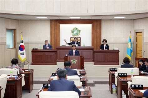 예천군의회 제211회 임시회 개회 경북채널뉴스