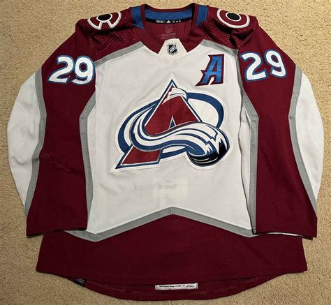 Nathan MacKinnon 2023 24 Avalanche Game Worn Jersey Flickr