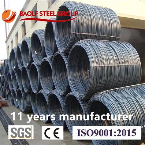 Hot Rolled Steel Wire Rod In Coils Hpb235 Hpb300 HRB335 HRB400 HRB500