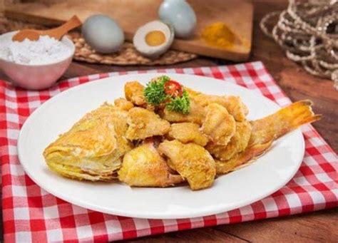 Resep Kakap Goreng Berselimut Telur Asin MAHI