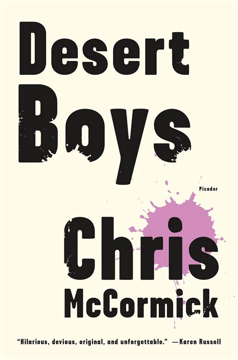 Desert Boys By Chris Mccormick Lambda Literary