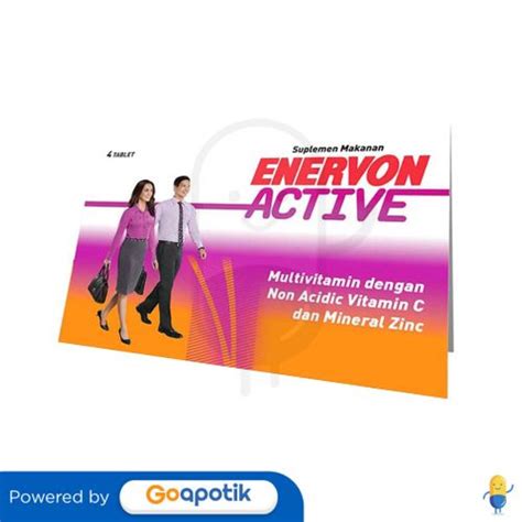 Enervon Active Strip Tablet Kegunaan Efek Samping Dosis Dan