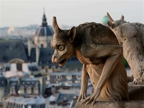 Gargouille Notre Dame de Paris Fond d écran et images gratuites