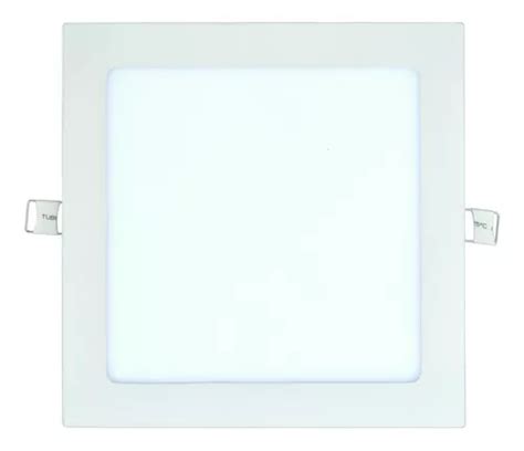 Panel Led Fullwat Cuadrado Incrustar W K Color Blanco V V