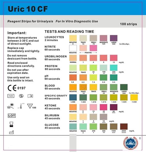 Medical 3 10 Parameters Rapid Urine Dipstick PH Paper Analysis Test