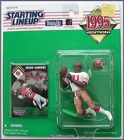 Deion Sanders Starting Lineup Football 1995 Series Kenner