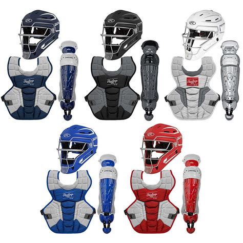 Rawlings Velo Youth Nocsae Catchers Gear Set A32 380 Anthem Sports