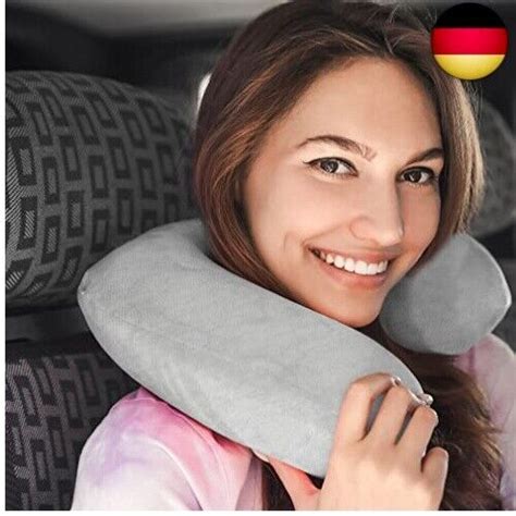 Reisekissen Memory Foam Nackenkissen Ergonomisches Nackenhörnchen Reise