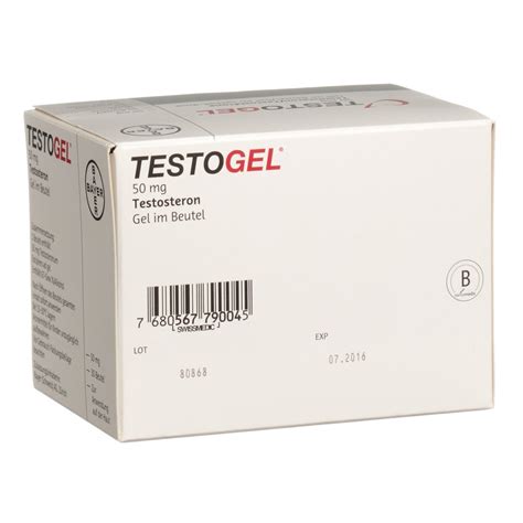 TESTOGEL Gel 50 Mg 5g Sach 5 G Commander En Ligne