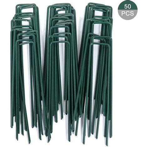 Piquets De Fixation Pour Jardin Pelouse Agrafes En Forme De U Pour