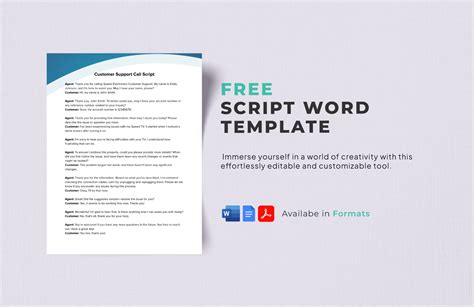 Free Script Word Template - Download in Word, Google Docs, PDF ...