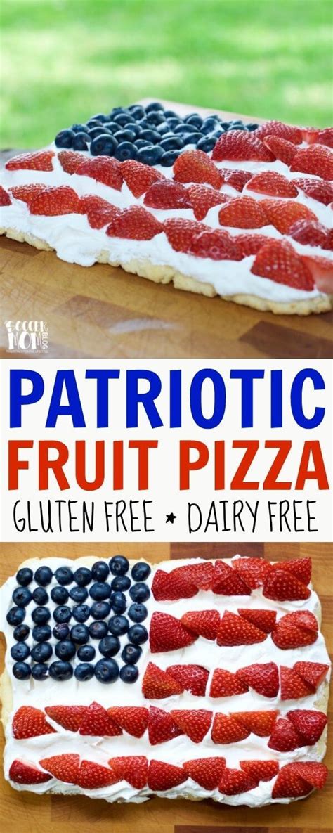 Only 4 Ingredients This Patriotic American Flag Fruit Pizza Is Perfect