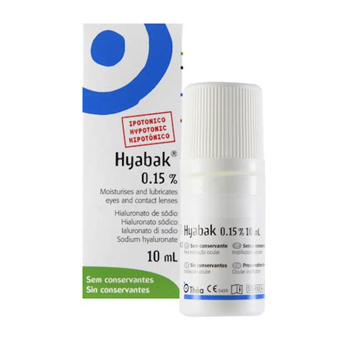 Hyabak Hialuronato de Sódico 0 15 Axon Frasco x 10 ml