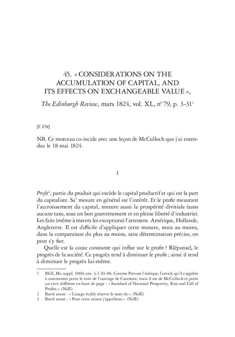 Cours d économie politique et écrits épars 45 à 46