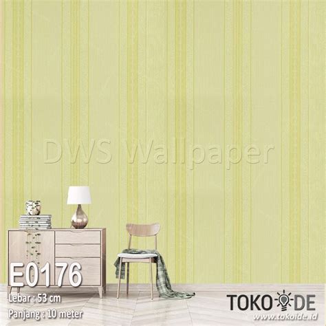 Jual E0176 RONA Wallpaper Salur Wallpaper Dinding Motif Garis