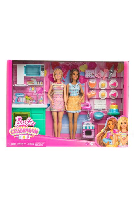 Mattel Barbie Celebration Fun Friends Baking Party Birthday Capsule