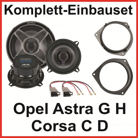 Lautsprecher Set Opel Astra G H Corsa C D Hifonics ZSI52 2 Wege System