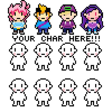 Edición Earthbound Oc Herramienta Gratuita De Dibujo En Línea De