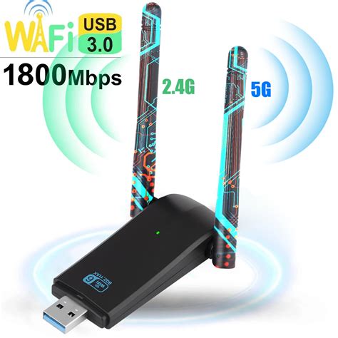 Usb Wifi Adapter For Pc Eeekit 1800mbps Dual Band 24ghz5ghz Wireless Network Adapter Usb30