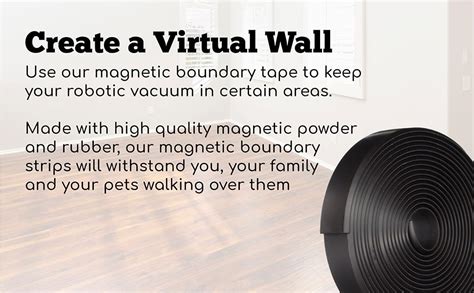 Nispira Magnetic Boundary Tape Marker Strips For Robotic