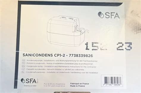 BUDERUS SFA SANICONDENS CP1 2 Kondensatpumpe Hebeanlage