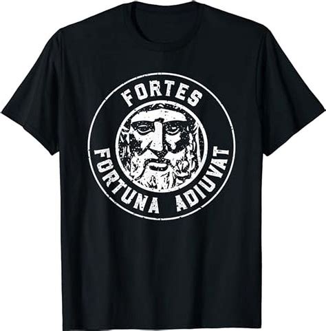 Fortes Fortuna Adiuvat Fortune Favors The Bold T Shirt Walmart