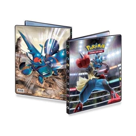 Ultra Pro Pokemon A4 9 Pocket Portfolio Xy Furious Fists Mega Lucario Chaos Cards